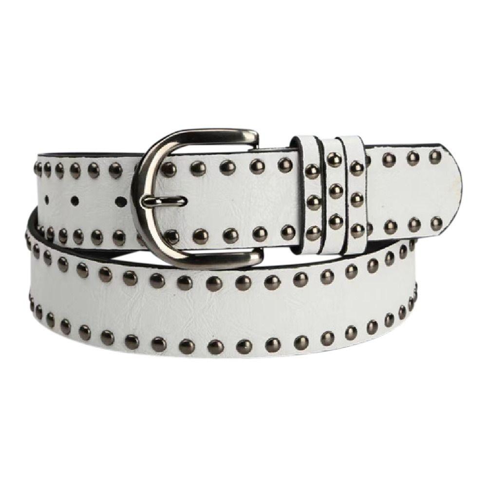 Роскошный брендовый дизайн, пояс с пряжкой, готический кожаный ремень, женский ремень для платья, пояс с заклепками