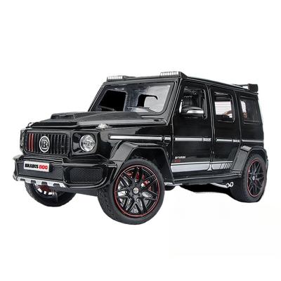 Масштаб 1/24 Mercedes Benz G800 Внедорожный внедорожник Литая модель Сплав Металл Автомобиль Сделай сам Настольные дисплеи Дом Модные игрушки Украшения Звук и свет