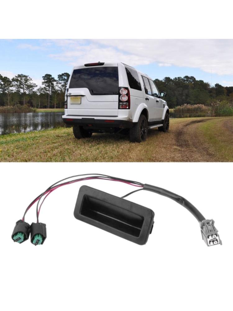 Compatible for LR073594 Car Tailgate Door Release Rear Trunk Lock Release Boot Switch Button Outside Lock Assembly