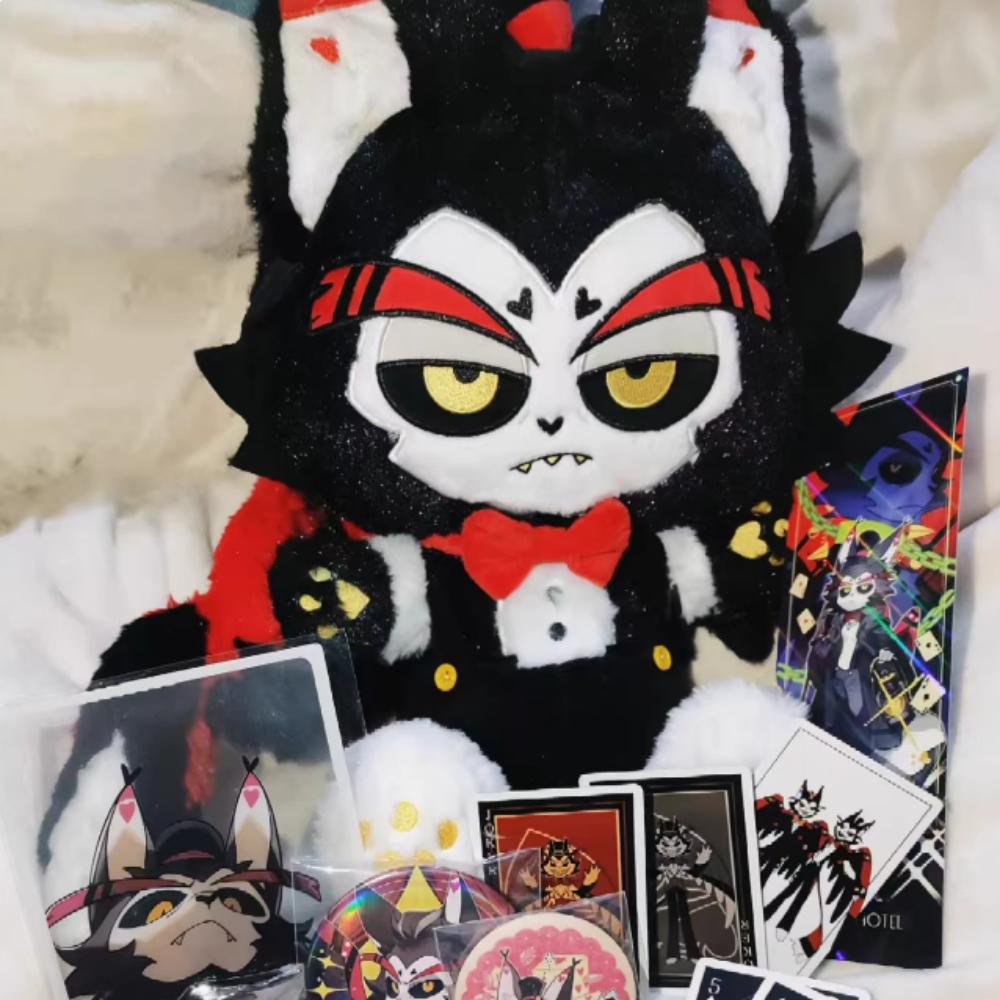 Аниме Hazbin el Husk Косплей Хекс Аластор Плюшевая Пушистая Хлопковая Марионетка Брелок Игрушка Рождественский Подарок