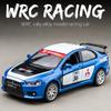 1/32 Mitsubishis Lancer Evolution Alloy Racing Car Model Diecast Metal Toy Vehicle Car Model Simulation Collection Children Gift