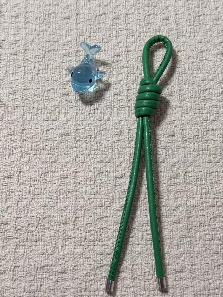 Стильный кожаный брелок для ключей автомобиля DIY с плетеным узлом из ПУ-веревки