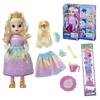 Кукла Baby Alive Grow Up Princess Ellie, 18 дюймов. Кукла, которая вырастает из младенца в принцессу и разговаривает с 3 лет. В комплект входят 9 аксессуаров. Волосы.