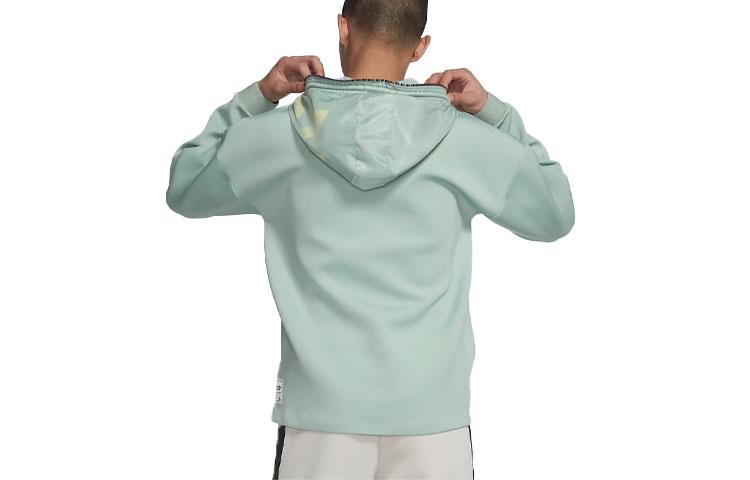Jordan Sweatshirts Men's Quartz Copper Green Hooded Moderate Regular AT9780-333