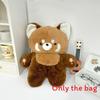 Panda Plush Little Bag Doll With Earphones Raccoon Crossbody Bag Gift Present