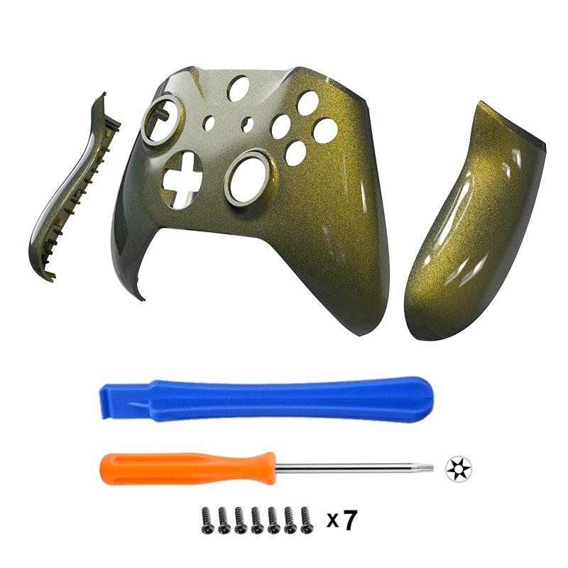 DATA FROG Крышка лицевой панели Chameleon для тонкого контроллера Xbox One, изготовленная на заказ передняя оболочка и боковые направляющие, запасные части корпуса панели для Xbox One X, чехол