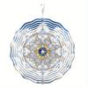 Metal Wind Spinner Outdoor Indoor Decor 3D Kinetic Windmill Gift for Women Wife Valentines Day Thanksgiving Christmas