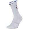 Nike Белые носки NBA Elite Quick Crew Баскетбольные носки Унисекс 1 пара Белый SX7037-104