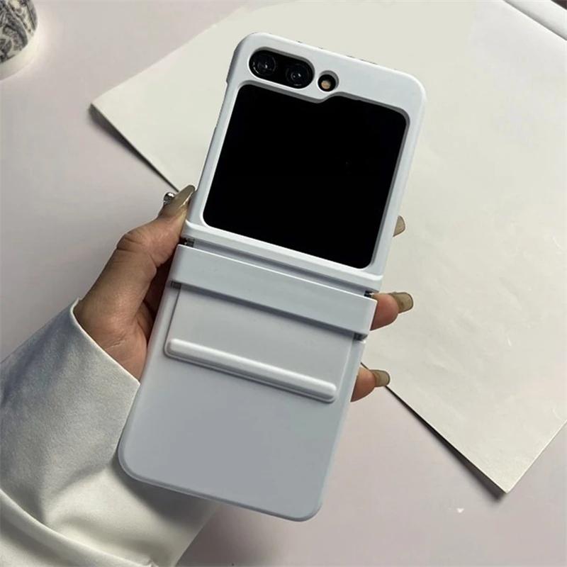 Роскошный силиконовый эластичный ремешок с шарнирным креплением противоударный чехол для телефона Samsung Z Flip 6 5 4 3 ZFlip 6 ZFlip 5 складной жесткий чехол из ПК