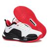 Mens Basketball Shoes High Top Breathable Cushioned Anti-Slip TPR Sole Synthetic Leather Mesh Upper