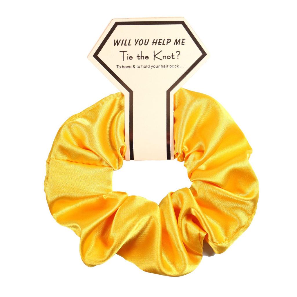 Women's Imitation Silk Satin Hair Tie and Headband - Light Luxury European and American Fashion