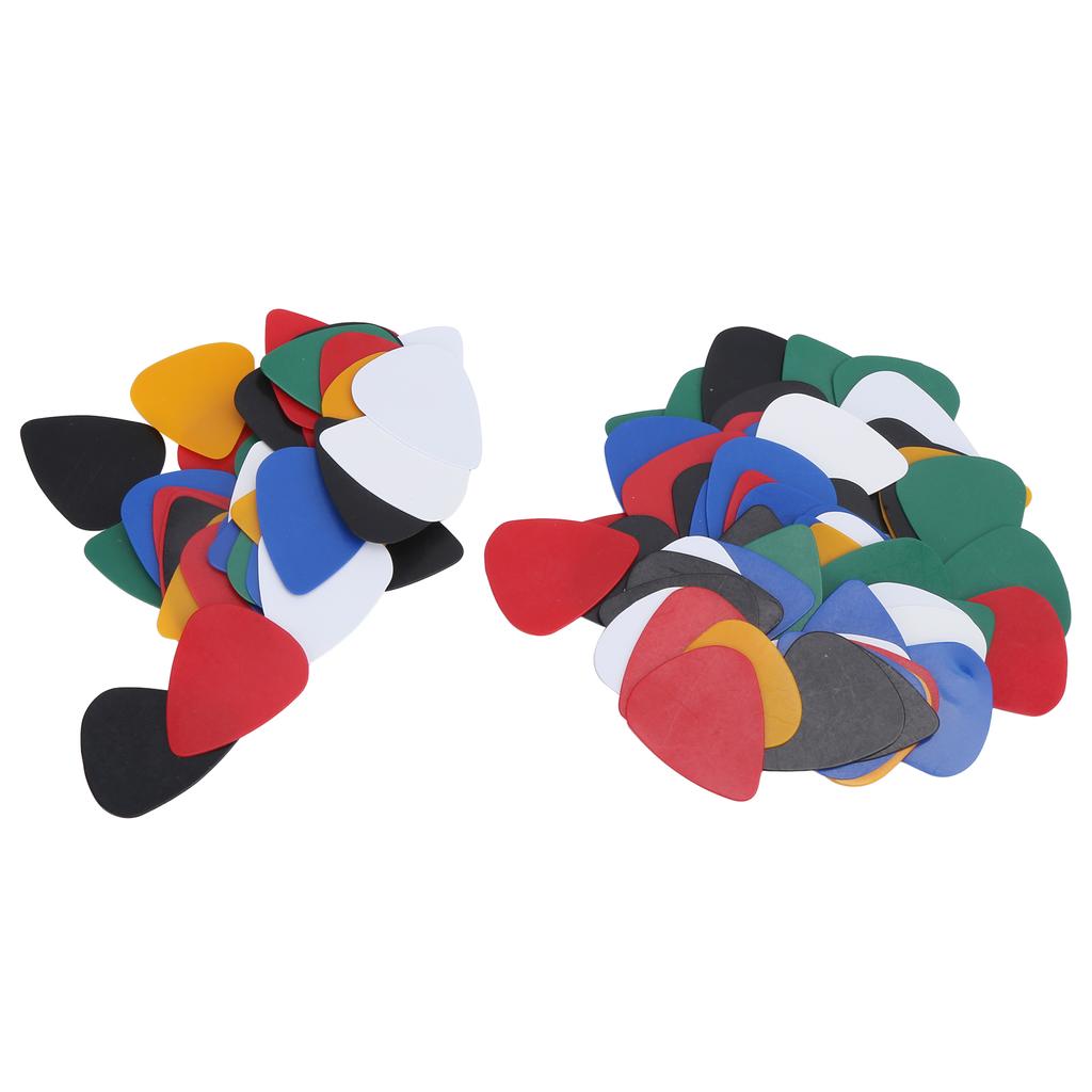 100 шт. гитарный медиатор цветной пластиковый протектор для пальцев аксессуары для музыкальных инструментов 0,46 мм