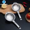 HANYANG 304 Stainless Steel Kitchen Supplies Soybean Milk Powder Sieve Filter Spoon Juice Separator Spoon with Hook Oil Separator Mesh Sieve