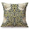 Classic Morris Flower Floral Pattern Pimpernel Red Yellow Pink Blue Home Decorative Art Sofa Pillow Case Linen Cushion Cover