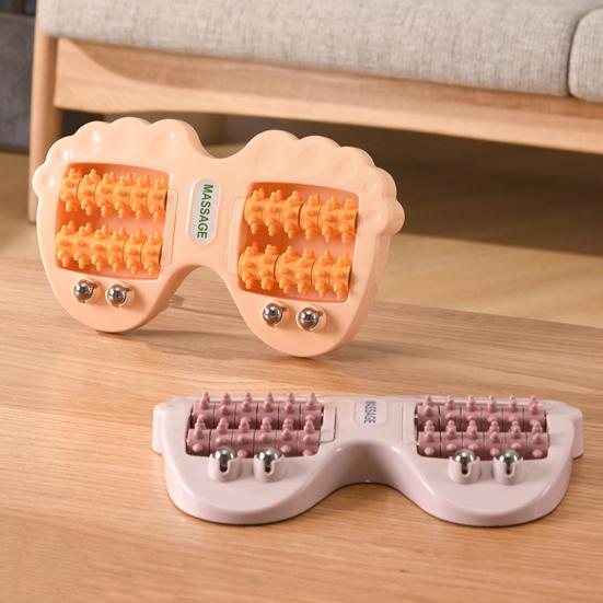 Foot Massager Roller with Magnetic Pressure Points Plantar Fasciitis Muscle Sore Foot Arch Pain Relief Deep Tissue