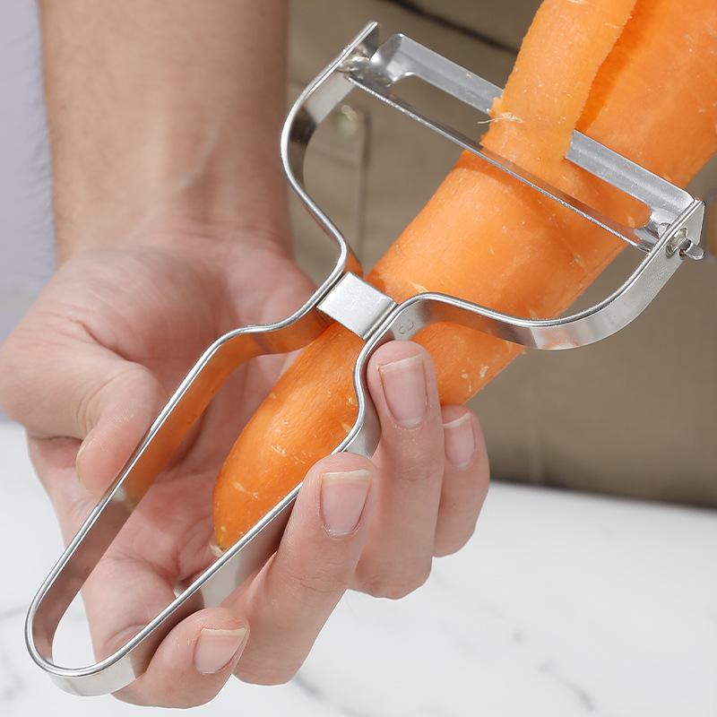 Stainless Steel Multi-Functional Grater & Peeler for Vegetables, Kimchi, Potato, Melon, and Fruit