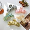 Высококачественный многоцветный ацетатный зажим-коготь для волос для шикарных причесок и модных образов
