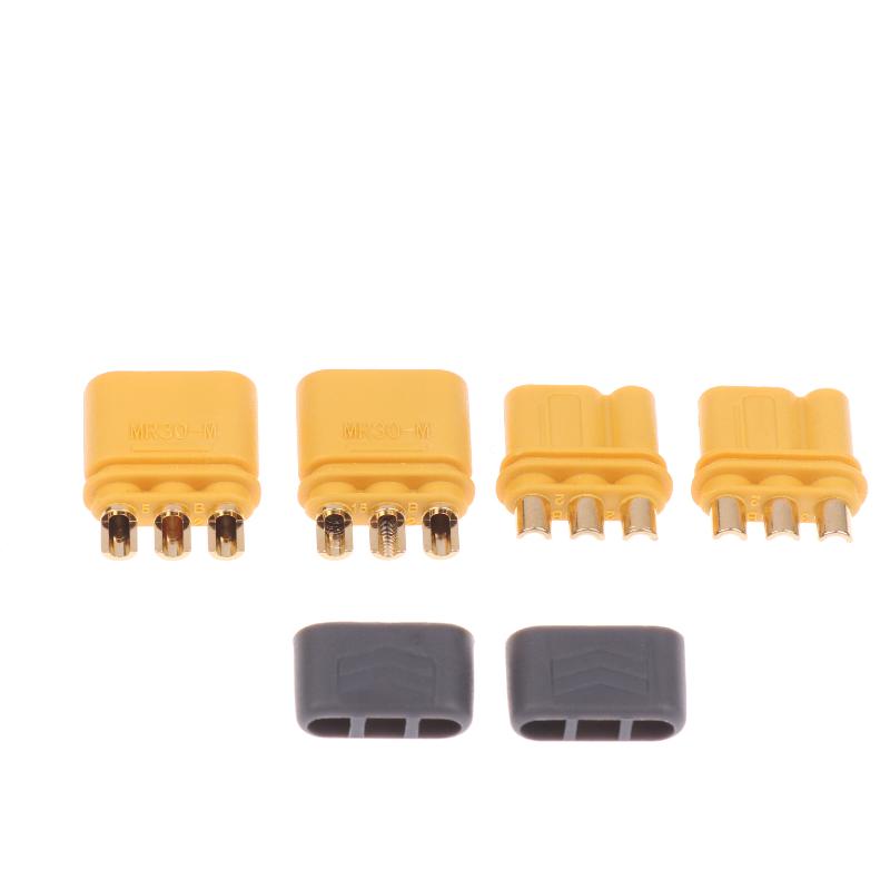 5Pairs Amass MR30 Male And Female Connector Plug Set With Sheath Housing For RC Lipo Battery Multicopter Airplane Accessories