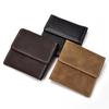 Мужской кошелек из коровьей кожи с верхним слоем, кожаный кошелек Crazy Horse в стиле ретро, ​​короткий кошелек для монет, держатель для кредитных карт, сумка для кредитных карт