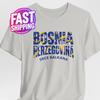 Choose Your Country - Bosnia Herzegovina Country Soccer Shirt (All Countries), National Country Name Football Tee T-shirt