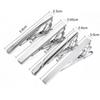 yoursfs Tie Clip Set for Men, silver, 4 Pieces