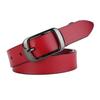 Soft Cowhide Leather Waist Belt High Quality Women's Waistband For Jeans Dress Lady Simple Casual Female Cinturones Black