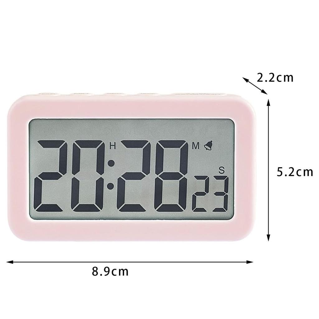 Digital Alarm Clock Bedside Clock 12/24H Display Table Clocks for Home Decor Bedroom Office