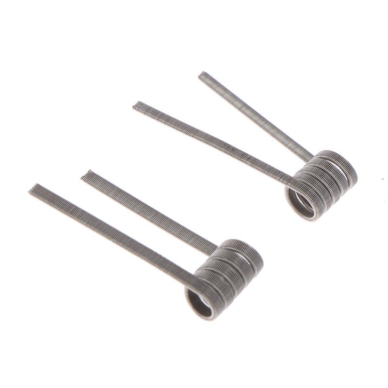 10Pcs Superfine Mtl Fused Clapton Prebuilt Coi Ni80 Alien Tank High Resistance