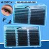 640Pcs 8-16mm Length Fake Eyelash Wispy Style DIY Lash Extension Kit 3D Faux Mink Lash  Easy Removal