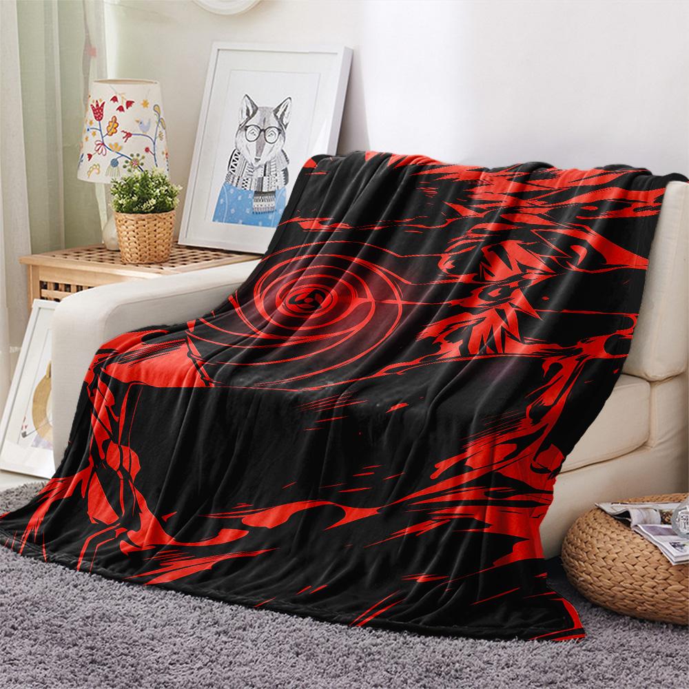 Obito Uchiha Flannel Blanket, High quality Comfortable for All Seasons, Home Decor, Warmth and Comfort