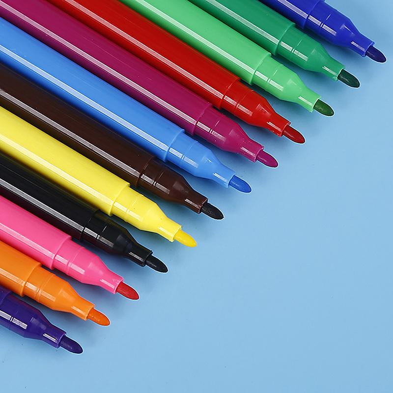 6/12 шт. Детские принадлежности для рисования 6/12 цветов Набор смываемых акварельных ручек маркерная ручка кисть для рисования яиц