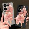 Чехол с узором розовых цветков гибискуса для Xiaomi 14T 13T 11T Pro Funda Redmi Note 14 13 12 11 Pro 5G 4G Силиконовая крышка с текстурой кожи