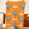 Плед Q-Qoo, Фланелевый плед, Легкий, Уютный, Прочный, Моющийся, Милый, Крутой
