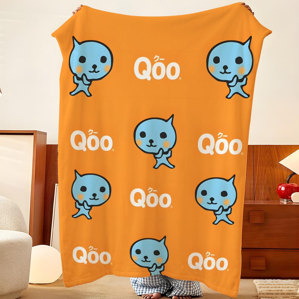 Плед Q-Qoo, Фланелевый плед, Легкий, Уютный, Прочный, Моющийся, Милый, Крутой