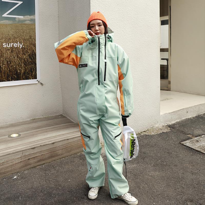 Зимний мужской и женский лыжный костюм, уличный теплый ветрозащитный водонепроницаемый костюм для катания на лыжах, сноуборде, мужская и женская лыжная куртка, лыжные штаны, зимний комбинезон