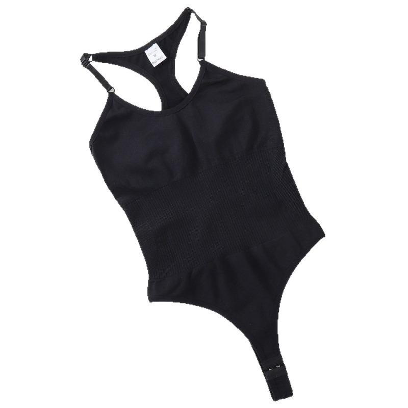 Body-shaping Vest with Back Support and Thong-style Fastening Postpartum Slimming Bodysuit
