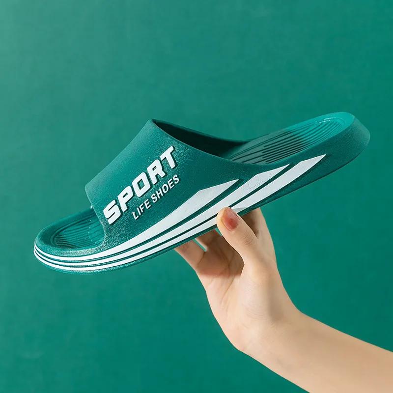 Men's Outdoor Slippers Thick Sole Non-slip Women Household Flip Flops Fashion Trend Cool Men Casual Slippers Breathable