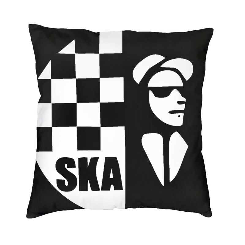 Modern Reggae Pop Music Ska Sofa Cushion Cover Velvet Throw Pillow Case Home Decor Pillowcase