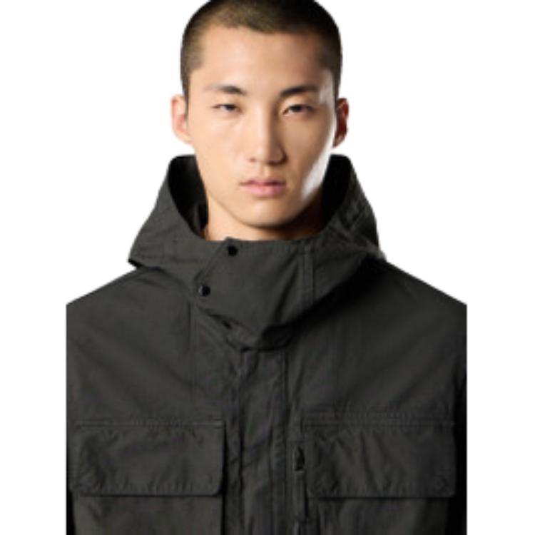 Stone Island hooded patch-pocket jacket K2S15Q100012S0240V0062