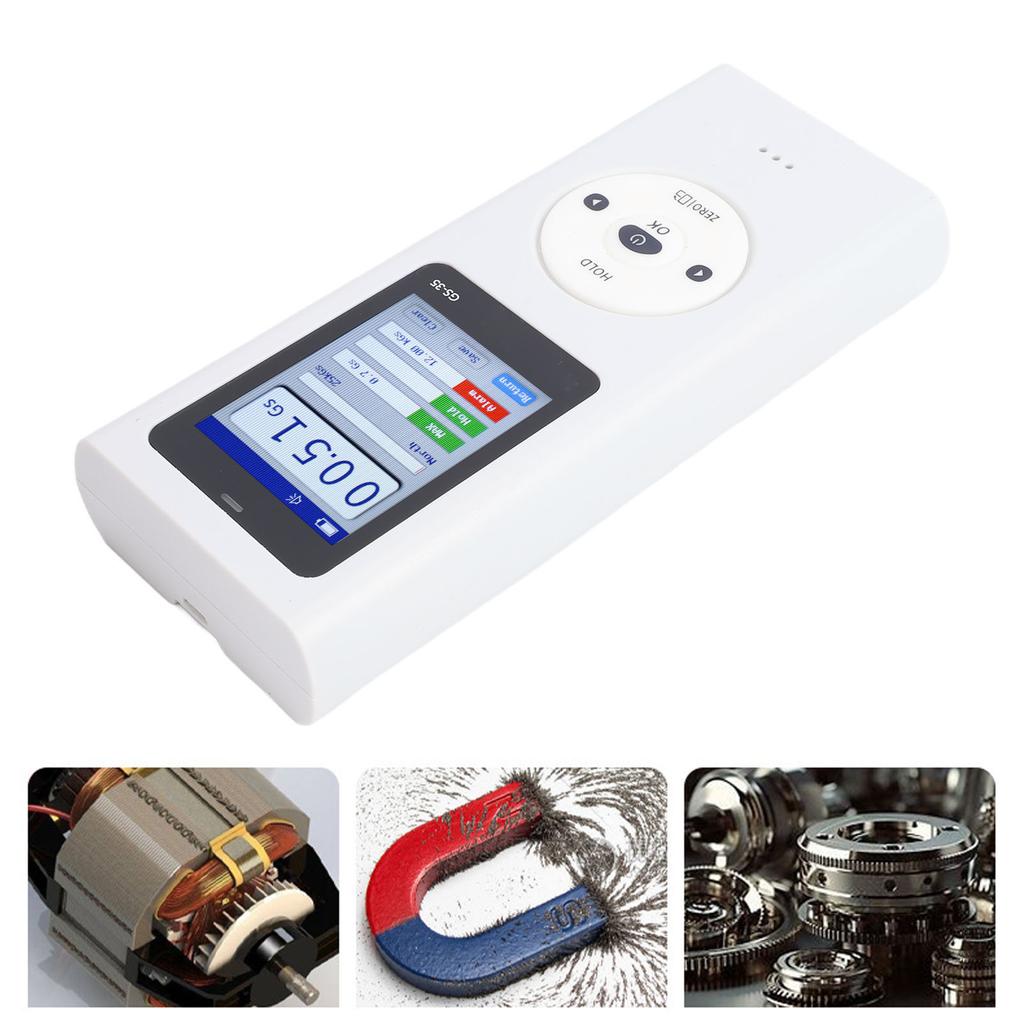 Portable Gauss Meter Digital Magnet Field Strength Tester 200-2500mT 2000-25000Gs +Celsius-5% Accuracy