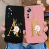 Phone Cases For Xiaomi 6X A2 A3 10i 11i 10T Lite 11 Lite NE Cover Luxury Shockproof Liquid Soft Silicone Matte Flower Letters For Xiaomi Shell Bumper