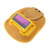 Leather Welding Hood Pancake Welding Helmet Lightweight Heat Resist Welding for Electric Arc Welding Gas Welding