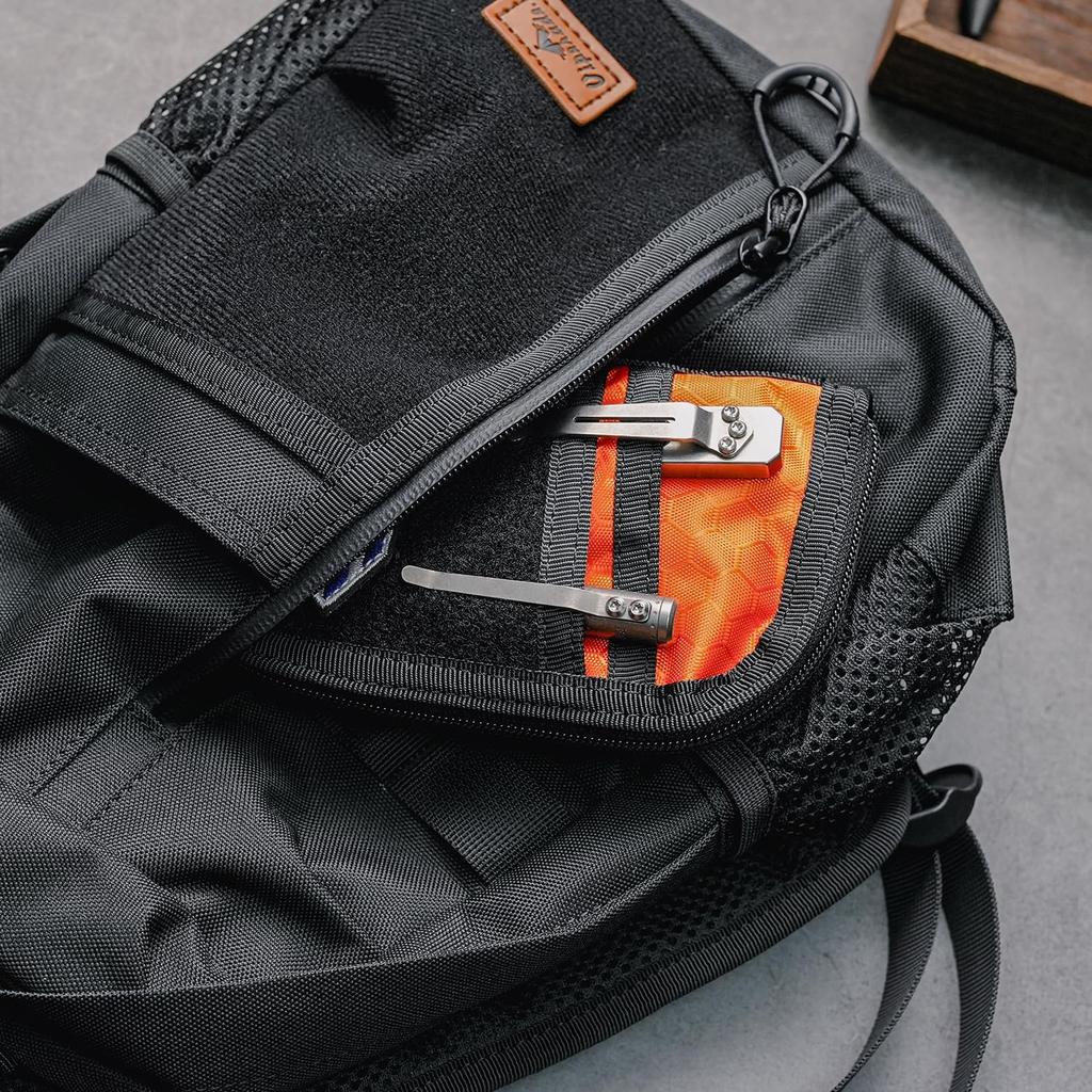 VIPERADE VE22 EDC EDC Pocket Organizer for Nylon Compact Pocket Small EDC Organizer Pouch Pouch, Men, Multi-Tool, 4-Pocket Organizer, (Orange)