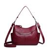 Women's Bag New Lychee Pattern Messenger Bag Women's Shoulder Bag Large Capacity Women's Mother Bag