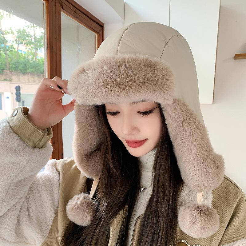 Детская зимняя ветрозащитная и теплая шапка Lei Feng для езды на велосипеде, защита ушей, утепленная и морозостойкая шапка для северо-востока Баотоу