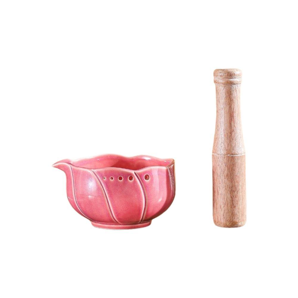 Multi-Purpose Design Food Grinder Tool Ceramic Material Garlic Grinding Bowl  Home Cooking