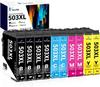 Ink Cartridge 503XL - Vintella - Compatible Epson - 10 Pieces - High Yield - Vivid Colors
