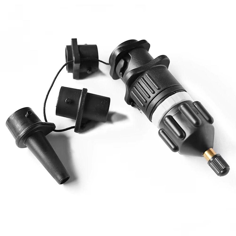 1Set PVC ABS Inflatable Pump Adapter Strong Sealing Pump Valve Adapter  for Inflatable Pool Air Bed