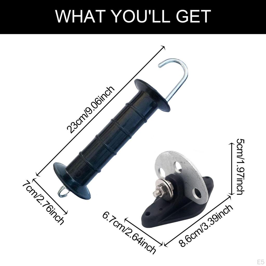 Комплект ручки и якоря для ворот электропастуха для простой установки в животноводческих зонах