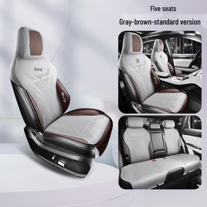 BYD Song PLU Semi-Wrap Car Seat Cushion Set - New Model for Five Seats